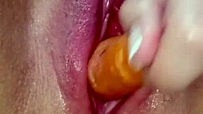 damn this moaning bitch orgasms hard fucking her carrot pussy
