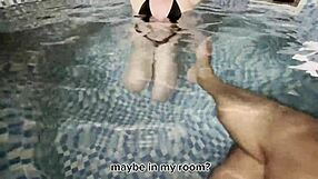 spa stranger tempts married woman's tight pussy ride