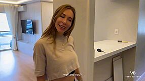 hey while my brother's showering i fuck his friend next door on his bed
