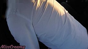Teacher catches my dick flash fucks me hard in public car misscreamy