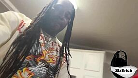 Str8rich pounds sexy redhead ebony teen ass at atlanta's wild halloween party bash