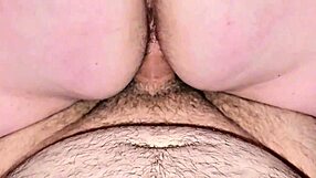 thick white bbw milf spreads big fat ass for huge creampie load inside!