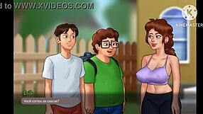 WOW first erotic scenes with erick in summertime saga portuguese dub!!