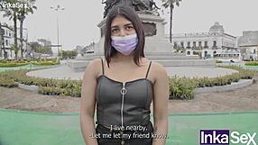 Venezuelan 18yo Submissive Takes First Street Anal Pounding in Lima Streets