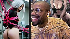 beautiful tight ass teen droolin in bondage ahsoka gets fucked doggy that wet bald pussy ai generated