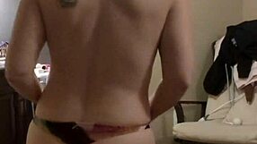 Slow striptease builds to clothes ripped off in heated undressing frenzy