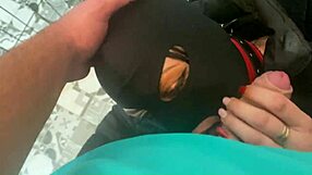 😈 real slut milf waits for hubby to leave then deepthroats friend's cock til cum explosion 💦