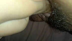 chubby latina teases her juicy big clit and wet pussy close up