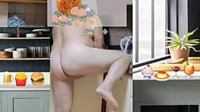 oh damn zea812 shakes barefoot trans ass in homemade crossdressing update 246!