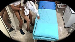 Hidden Hospital Cam Catches Latina Bent Over Doggystyle Orgasm