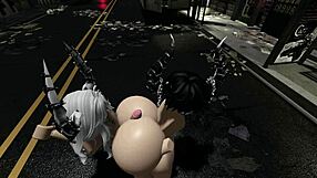 Futanari Girlfriend Pounds Ass On Street!