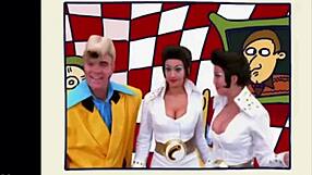 i'm obsessed with this cartoons band rocking huge tits