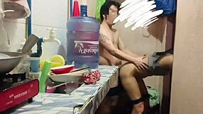 Pinay teen's big ass pounded wildly by boyfriend best friend