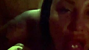 Monika Fox Sucks Cock with Pierced Nipples in Sauna
