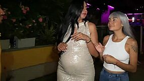 i sneak fuck my hot latina stepsis melani's wet pussy at wild swinger party
