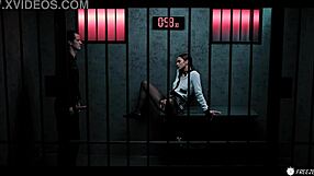 i'm the redhead doll frozen in escape room used hard bdsm style