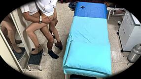 Hidden Hospital Cam Catches Latina Bent Over Doggystyle Orgasm