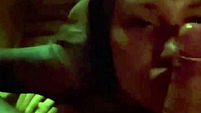 Monika Fox Sucks Cock with Pierced Nipples in Sauna