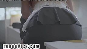 i crave my boss pounding my shaved pussy doggystyle deepthroat creampie