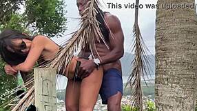 What if curvy latina housewife rips clothes for outdoor interracial pounding
