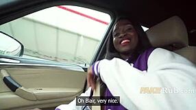 Black Colombian Tourist Drops Pants For Cash Fuck While Pickup Watches Her Ebony Pussy