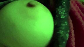 Italian Milf Artemisia Love's Big Natural Tits and Huge Nipples Bounce Wildly in Solo Session