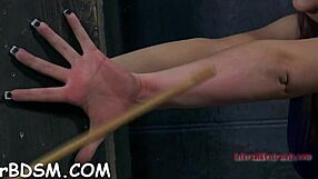 Bound Girl Drips Wet As Femdom Torments Rip Clothes For Rough Pussy Lick Fuck