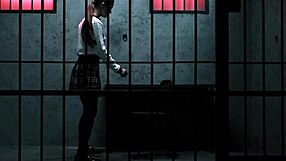 i'm the redhead doll frozen in escape room used hard bdsm style