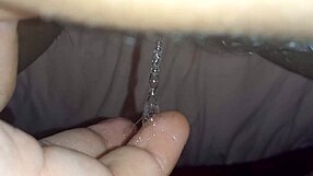 chubby latina teases her juicy big clit and wet pussy close up