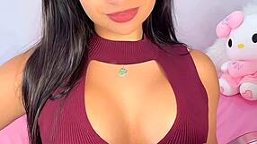 hey you pathetic jerk emanuelly raquel ignores your desperate cock strokes with extreme dirty talk