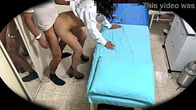 Hidden Hospital Cam Catches Latina Bent Over Doggystyle Orgasm