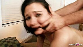 Rikki Love's Saggy Tits Virgin Deflowered by Teacher's Big Dick