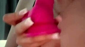 Whoa! Playful Brunette Coed Dildo Rides to Squirting Orgasm on Webcam!