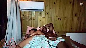 woke up horny and squirted all over huge black cock in hidden cabin bliss