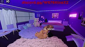 Latina Bounces Wild on 10 Inch Emo Cock Till Creampie Floods!