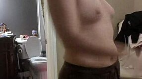 Slow striptease builds to clothes ripped off in heated undressing frenzy