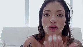 Sexy Colombian Salome's Big Ass Double Penetrated ATM Cum Swallow Facial by Three Monster Cocks