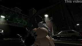 Futanari Girlfriend Pounds Ass On Street!