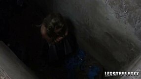 FRANK GUN FACE FUCKS BIG TITS BLONDE AT WILD PARTY!