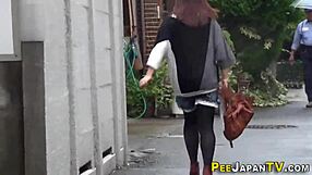 watch these asian fetish babes publicly urinate outdoors in voyeur golden shower madness!!