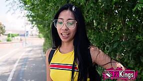 bareback casting teen sole rides wild proves hard fucking skills