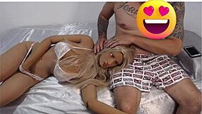 blonde fuck doll gets toyed anally outdoors by amateur in public spot