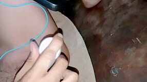 secret room gardener roughly fucks dildo-teased pinay teen pussy after garden flashing
