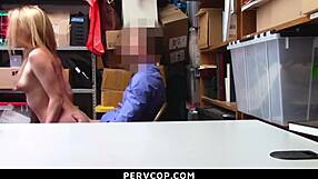 who spots this cute teen trying to steal from mall shop before getting punished hard?