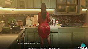 Asian babe tempts with big ass and tits in horny roleplay
