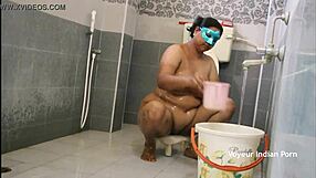 oh man, my big boob aunty looks so horny bathing in the shower...