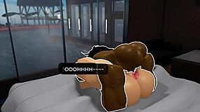 nagatoro gets ditched then takes massive bbc backshots in roblox roleplay