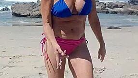 WOW! MILF STRIPS NUDE OUTDOORS IN PUBLIC FOR EVERYONE TO SEE!