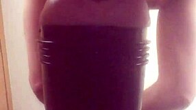 gazzadomm poundin my fleshlight toy like crazy daddy style