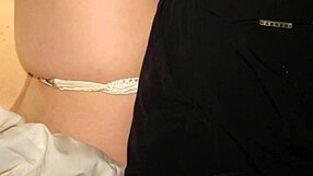 Satin panties wife spreads wide for deep creampie after intense passionate pounding session
